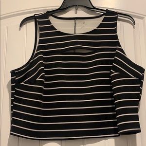 NWOT: Decree Sleeveless Crop Top